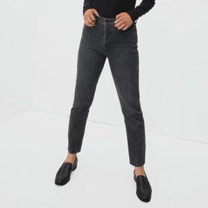 Everlane 90's Cheeky Jean, Washed Black, Straight Leg High Rise